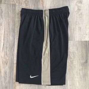 Nike Mens Black and Gray Athletic Shorts